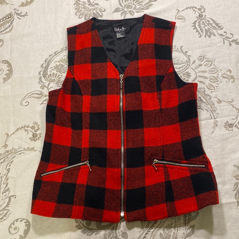 Vintage Rafaella Vest Wool Blend
Buffalo Plaid Grunge‎ Y2K